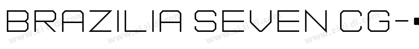 Brazilia Seven CG字体转换